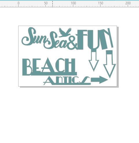 Sun,Sea,fun,Beach, 110 x 180 min buy 3